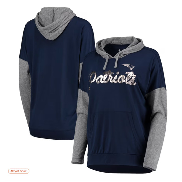 New England Patriots Touch Women's Without Limits Pullover Hoodie size medium - Picture 2 of 2